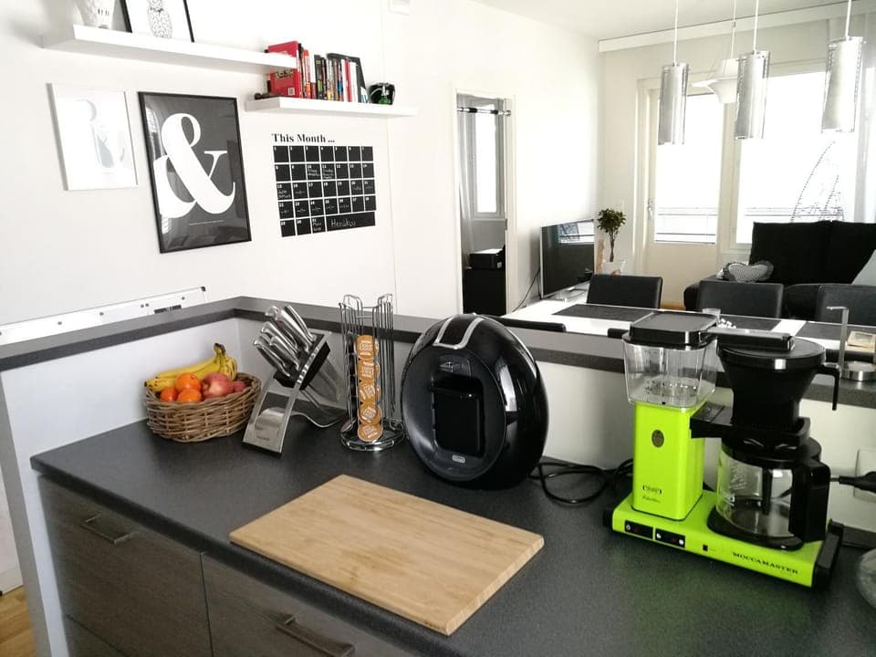 Coffee/tea facilities, Kitchen or kitchenette, toaster