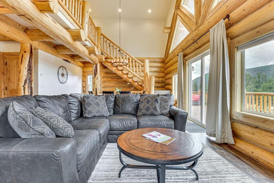 Log Cabin w/ Wraparound Deck in Breckenridge! Cabin in Blue River
