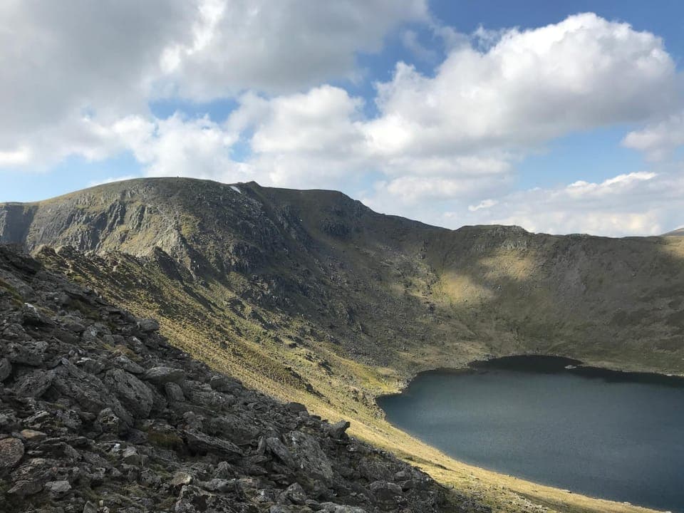 Nearby landmark, Day, Natural landscape, Lake view, Mountain view