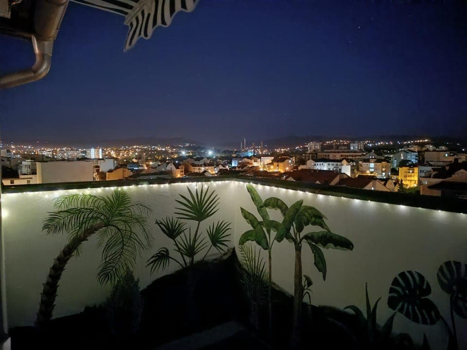 Night, View (from property/room), Balcony/Terrace