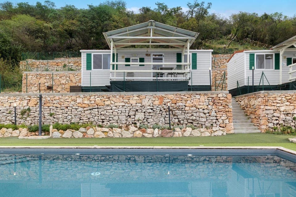 Property building, Living room, Swimming pool