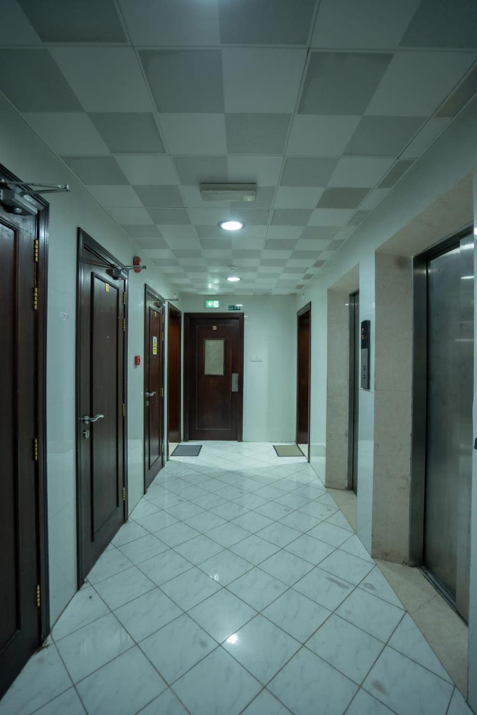 Property building, elevator