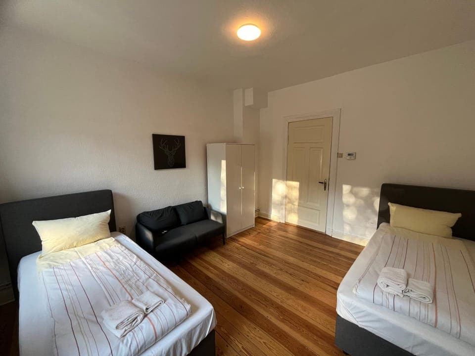 Photo of the whole room, Bedroom