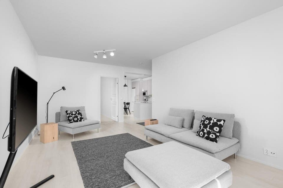 Kaupunkikolmio saunalla ja parvekkeella Apartment in Finland