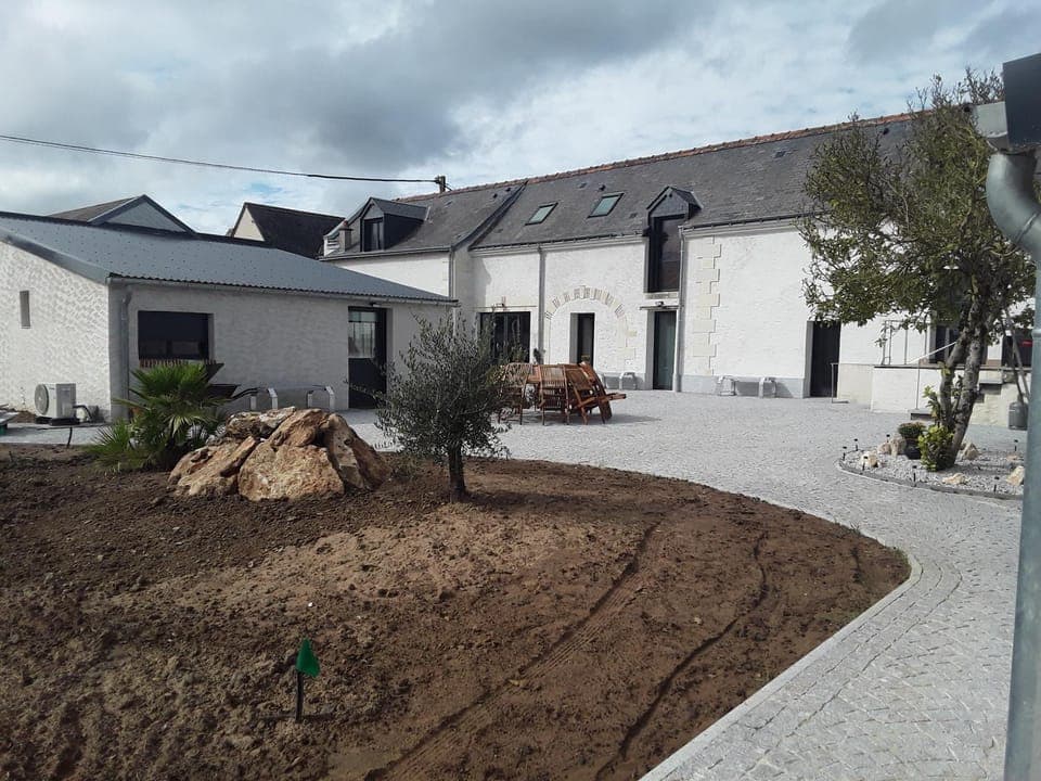 Property building, Garden, Garden view