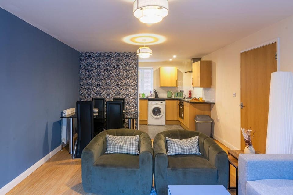 Living room, Dining area, kitchen