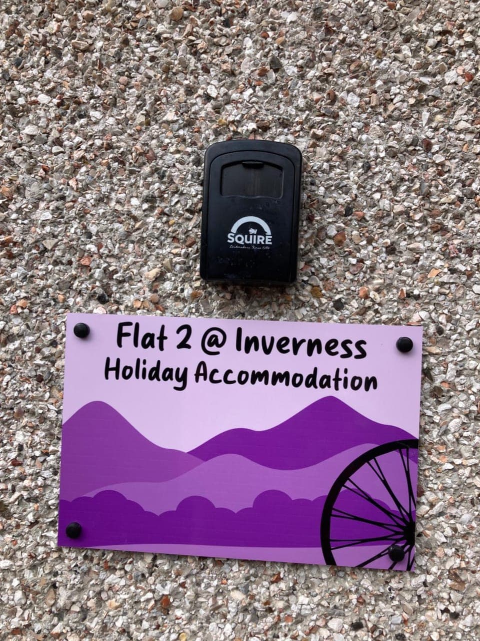 Property building, Text overlay