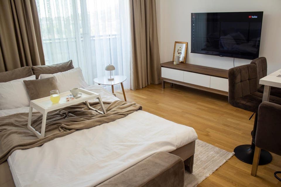 Bed, TV and multimedia