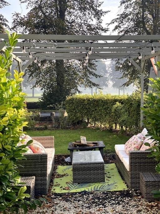 Patio, Spring, Day, Natural landscape, Garden, Garden view