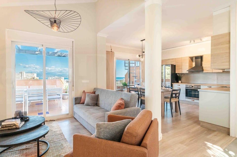 Living room, Seating area, Dining area