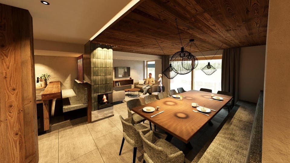 Living room, Dining area