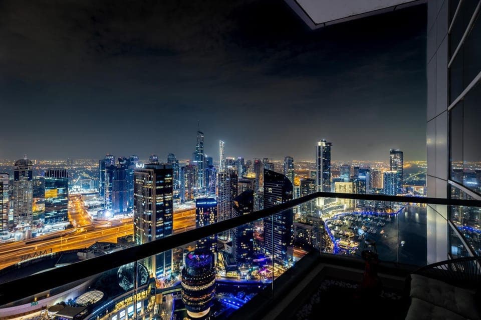 Night, Balcony/Terrace, City view