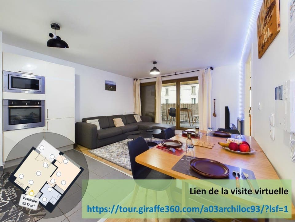 Living room, Dining area, kitchen