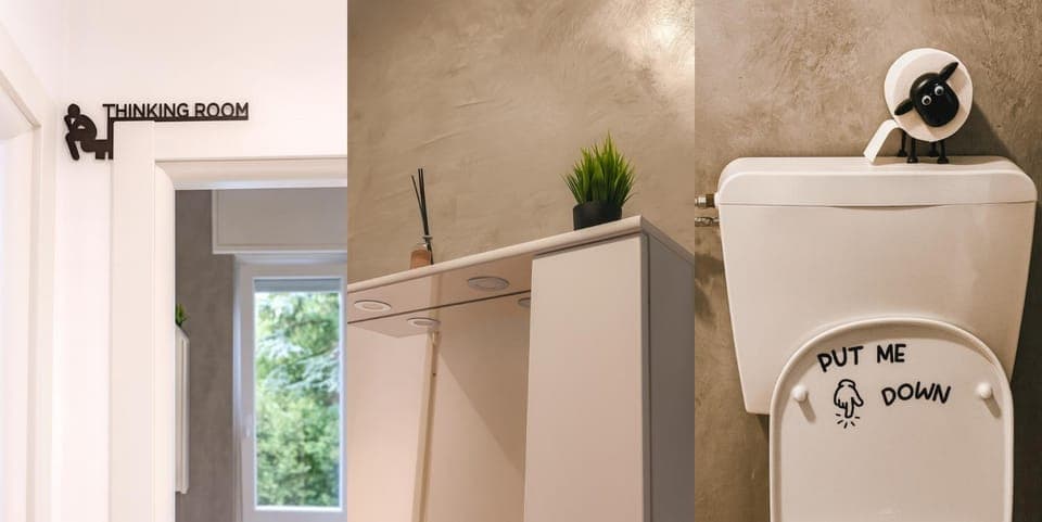 Bathroom, Decorative detail