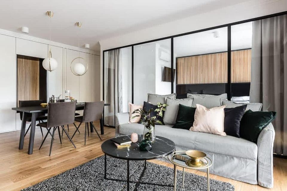 Living room, Photo of the whole room, Seating area, Dining area