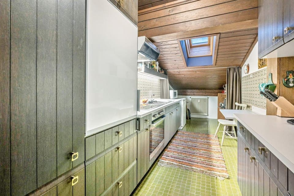 Kitchen or kitchenette, Living room