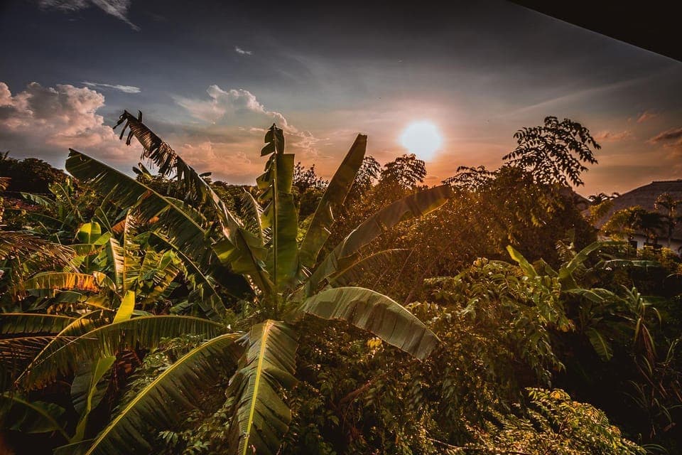 Natural landscape, Mountain view, Sunrise