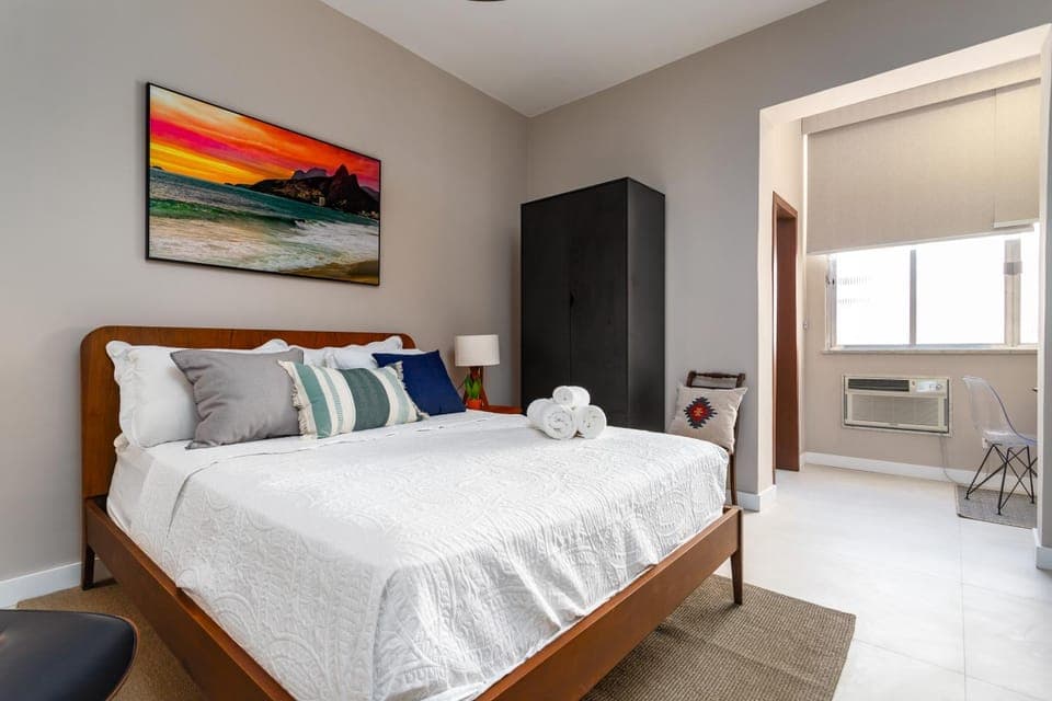 Bed, Photo of the whole room, Bedroom, wardrobe