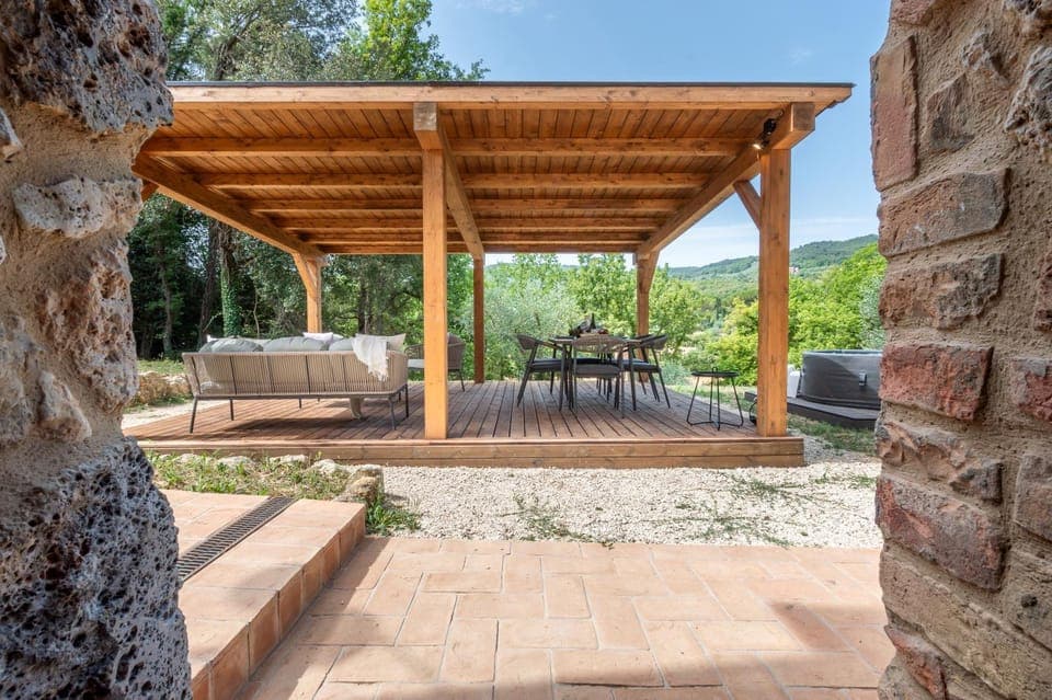 Patio, Day, Natural landscape, View (from property/room), Balcony/Terrace, Garden view