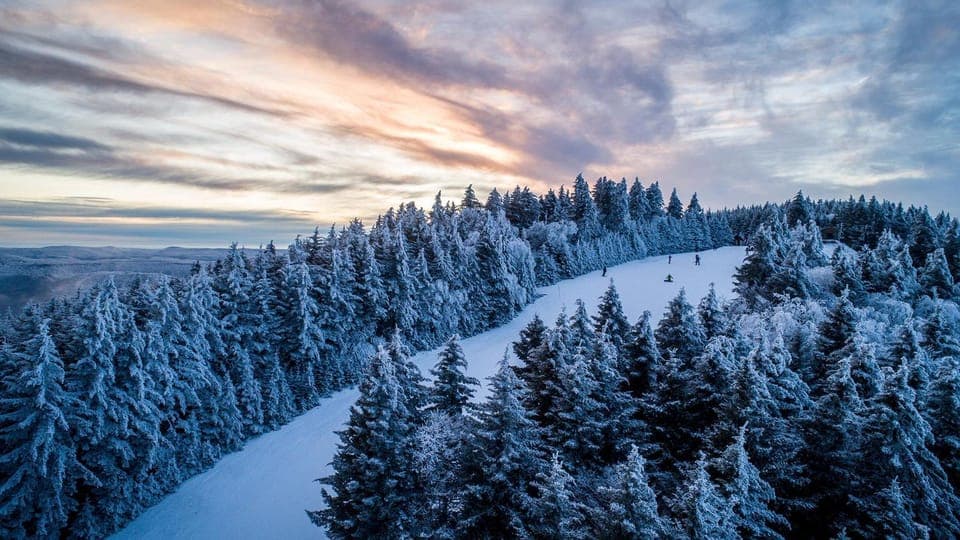 Winter, Mountain view
