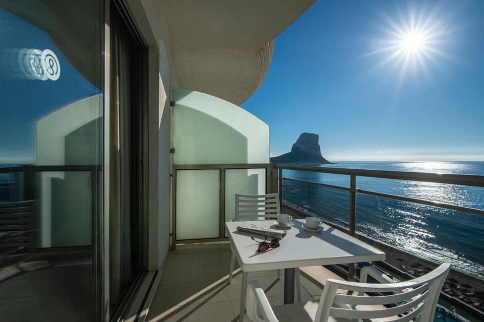 Patio, Day, Balcony/Terrace, Sea view