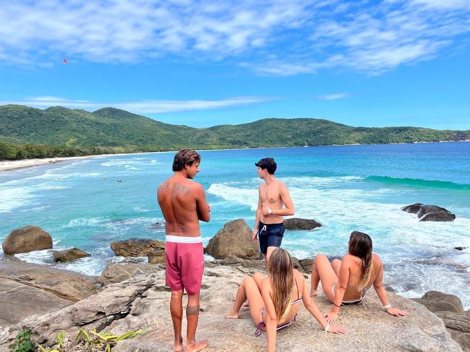 Nearby landmark, People, Natural landscape, Beach, Mountain view, Sea view, group of guests