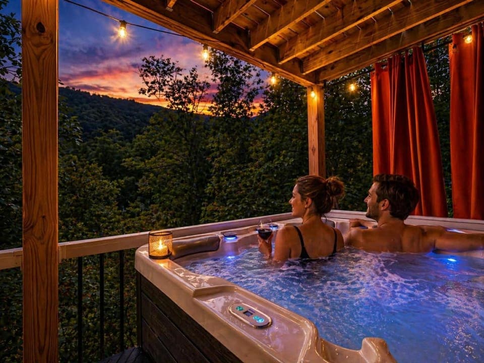 Luxe Lodge Designer Decorated Hot Tub Slope Views House in Massanutten