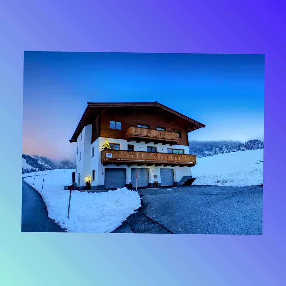 Property building, Natural landscape, Winter, Mountain view