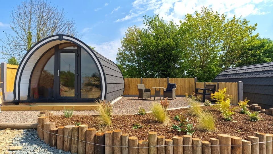 Property building, Garden view