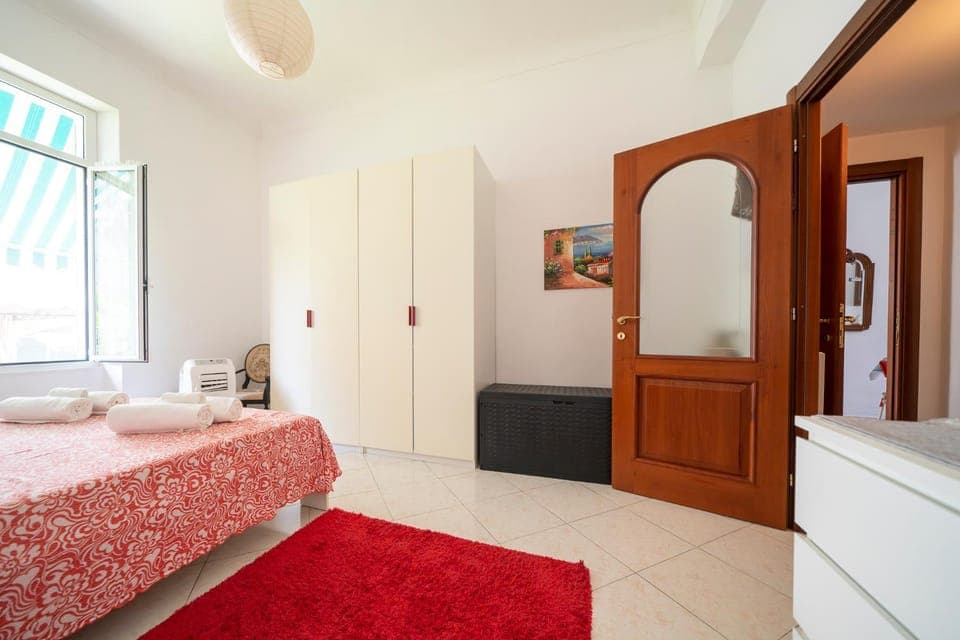 Property building, Living room, Bedroom