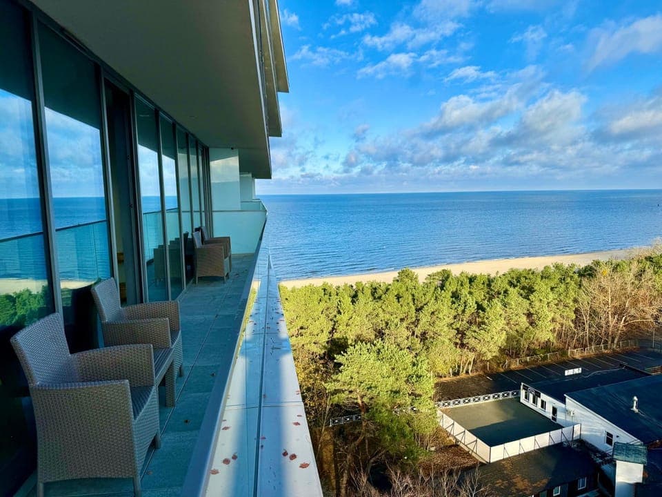 View (from property/room), Balcony/Terrace, Sea view
