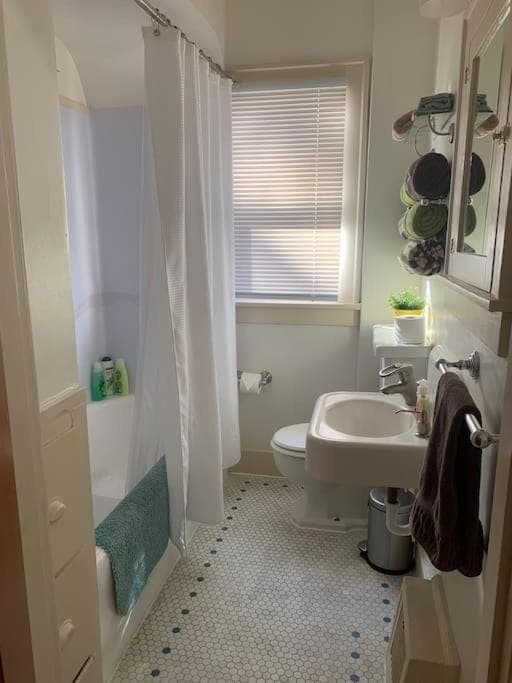 Shower, Toilet, Bathroom, towels