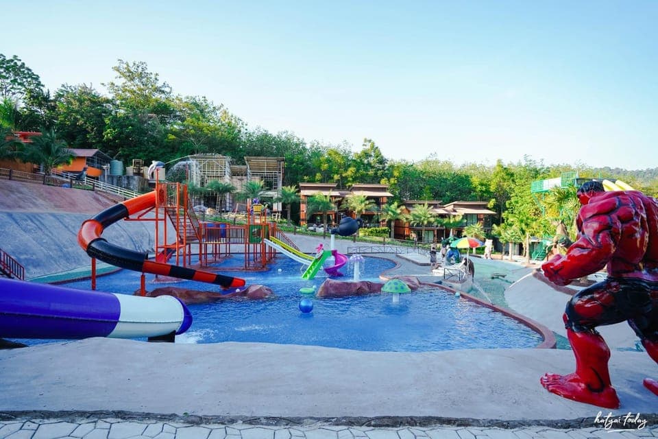 Day, People, Children play ground, Aqua park, Aqua park, Pool view, Swimming pool, children, group of guests