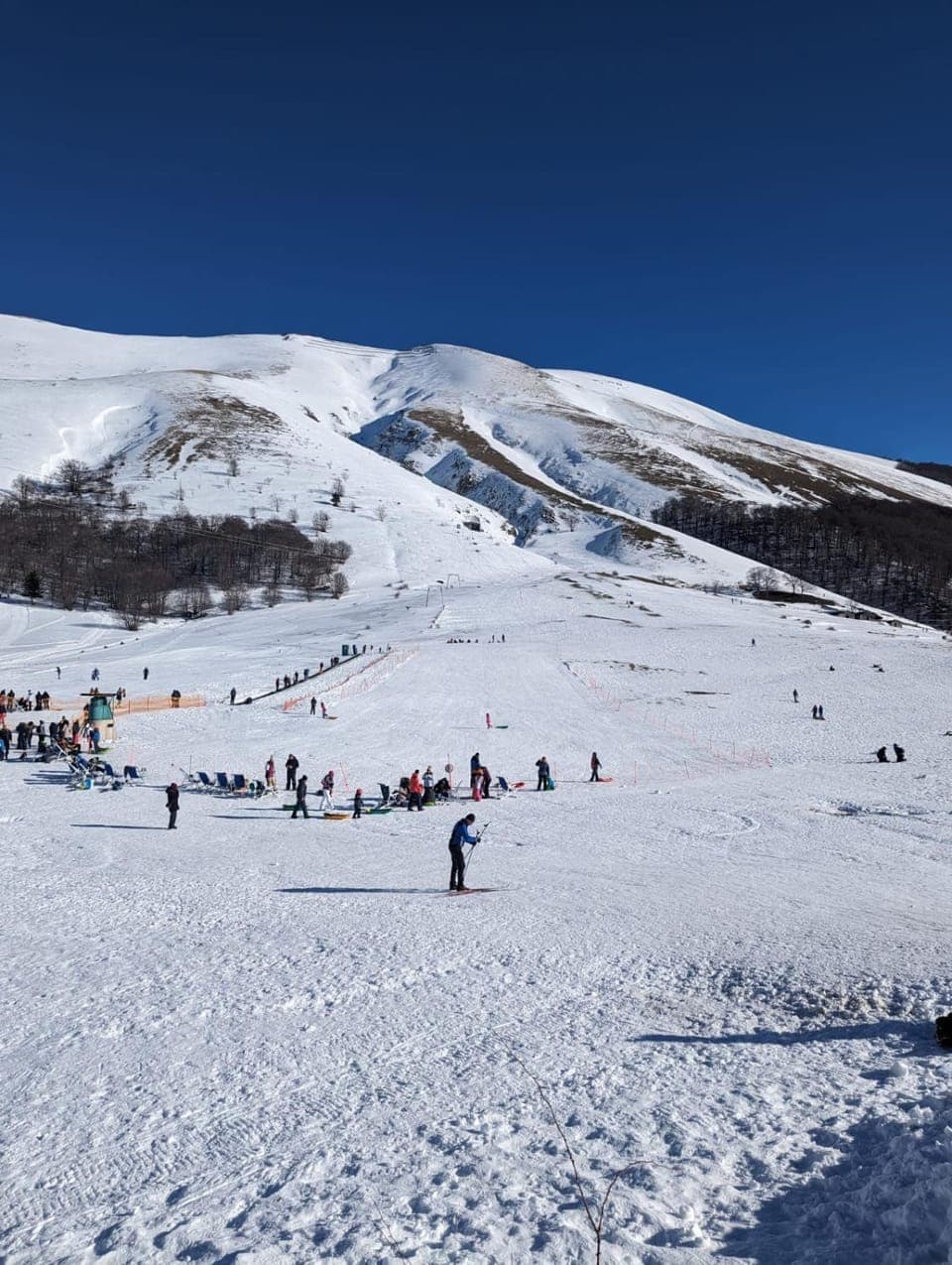 Natural landscape, Winter, Skiing
