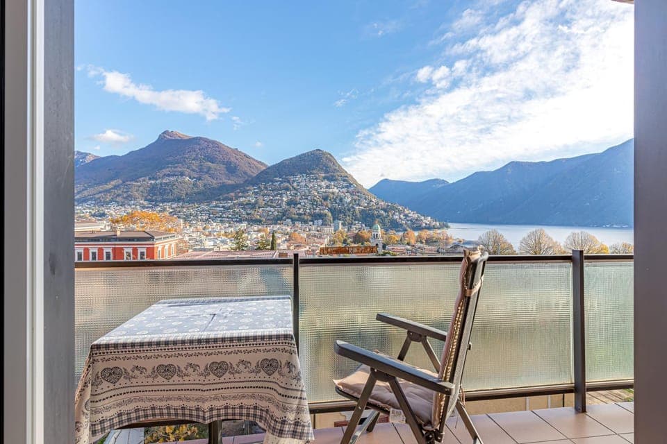 Nearby landmark, View (from property/room), Balcony/Terrace, Balcony/Terrace, Lake view, Mountain view