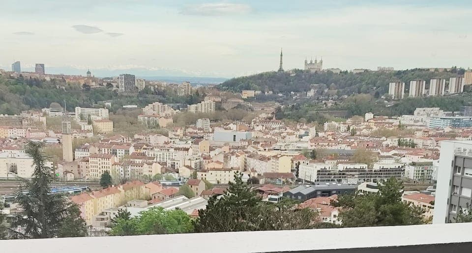 Bird's eye view, City view, Mountain view, Parking
