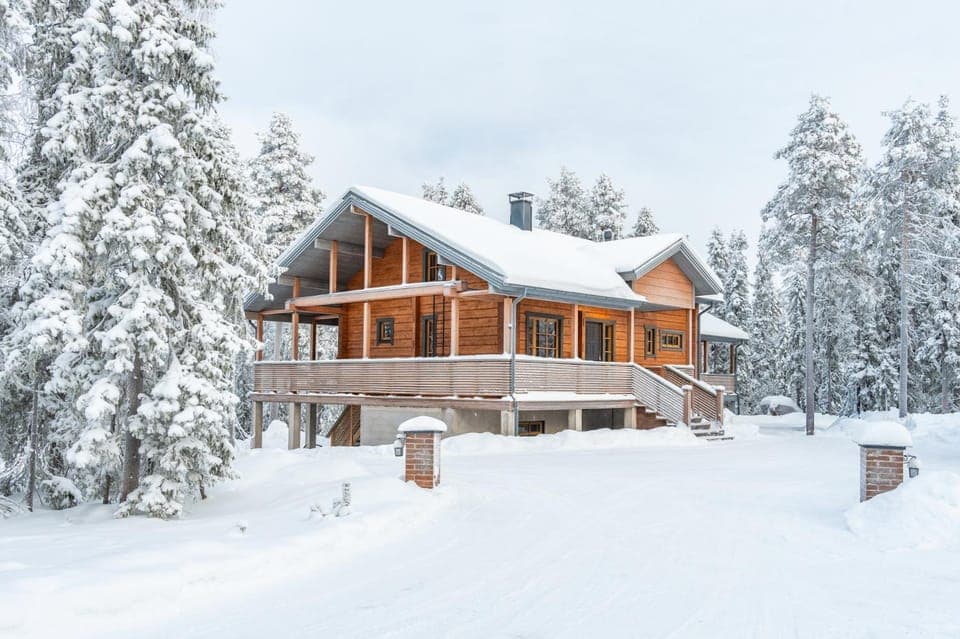 Property building, Day, Natural landscape, Winter