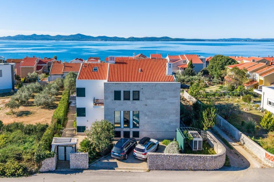 Property building, Day, Bird's eye view, View (from property/room), Sea view