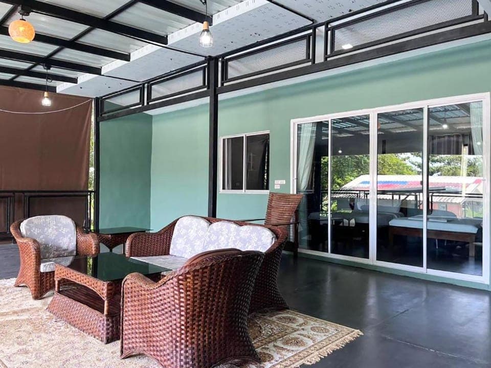 Patio, Living room, Seating area