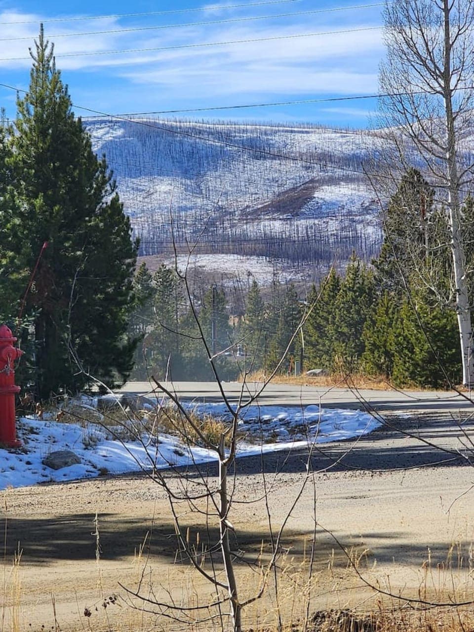 Day, Winter, Mountain view
