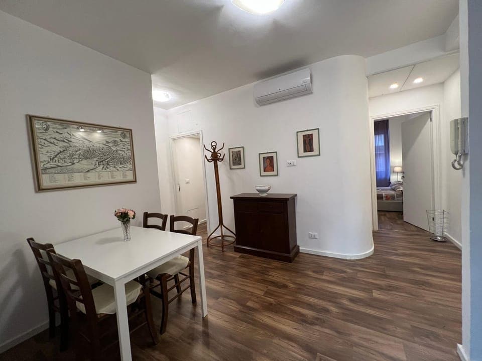 Dining area, air conditioner