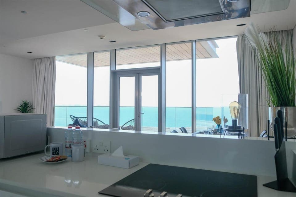 Sea view, kitchen
