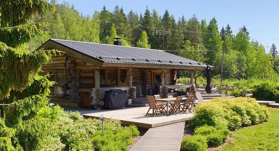 Property building, Patio, Facade/entrance, Summer