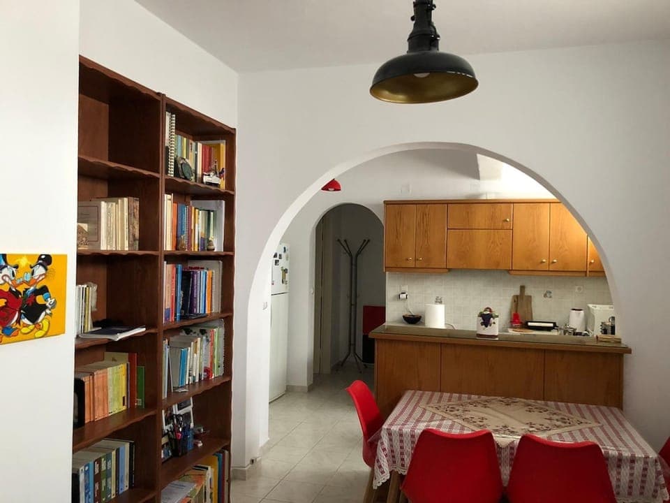 Library, Kitchen or kitchenette, Living room, Photo of the whole room, Seating area, Dining area