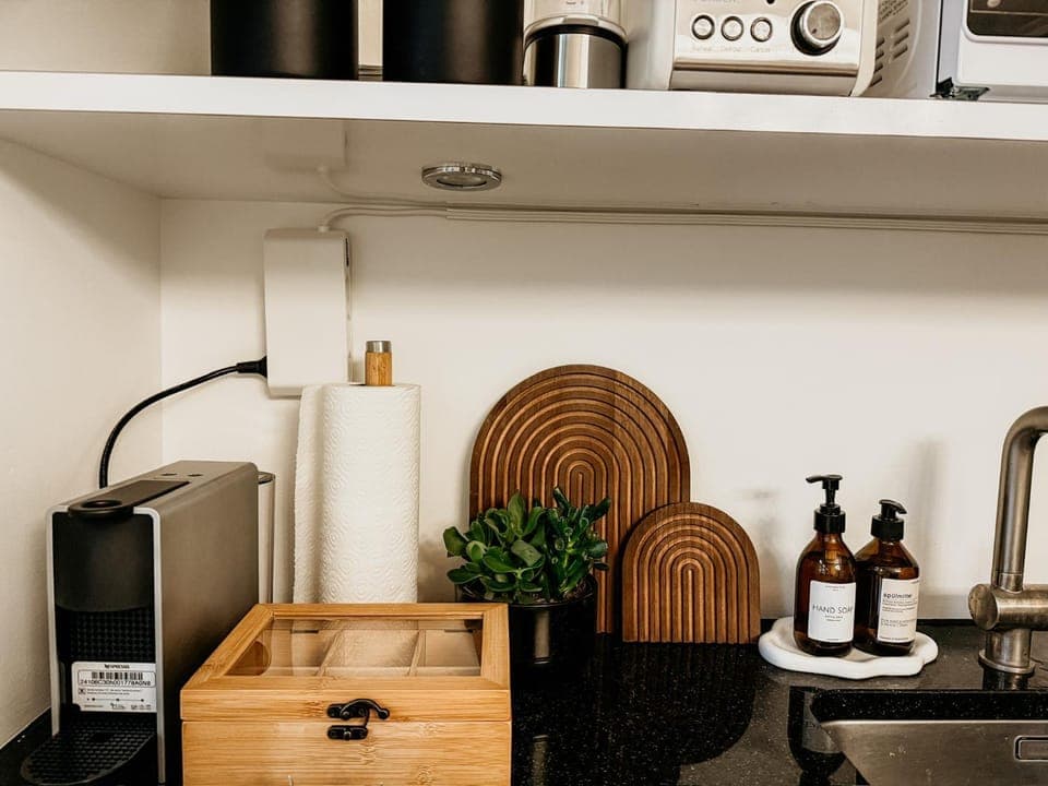 Coffee/tea facilities, Kitchen or kitchenette, toaster