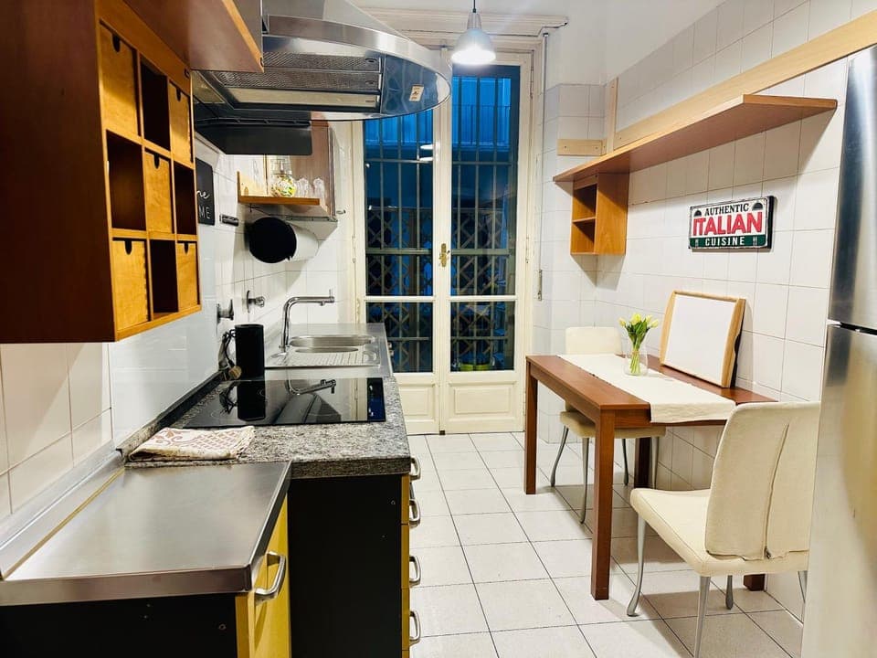 Kitchen or kitchenette, Seating area, Dining area, dishwasher, oven, stove