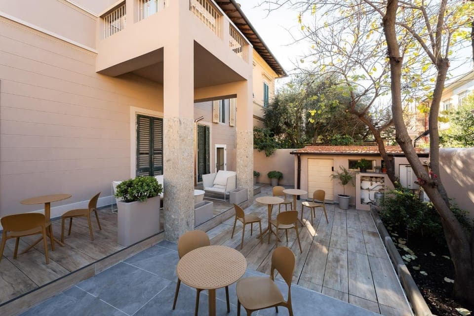 Property building, Patio