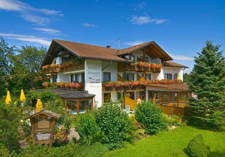 Property building, Garden view