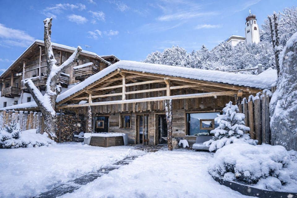 Property building, Day, Natural landscape, Winter