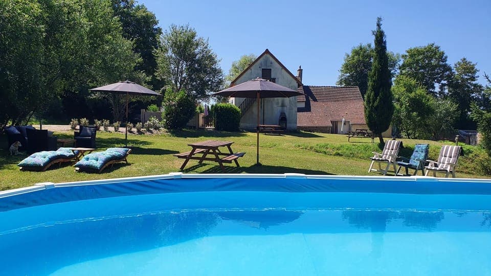 Garden, Swimming pool, sunbed